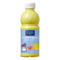 Błyszcząca farba akrylowa Lefranc & Bourgeois 500 ml - Lemon yellow